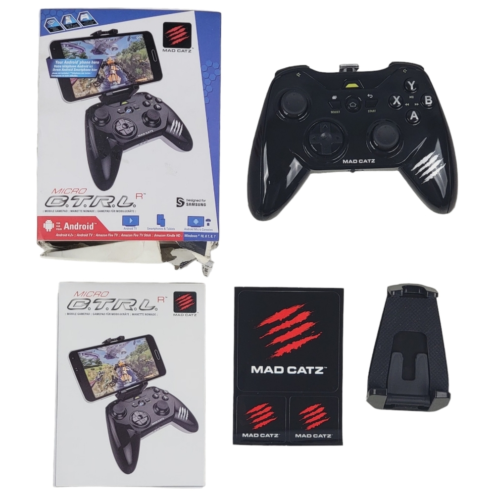 Mad Catz Micro C.T.R.L. Black Mobile Gamepad for Android